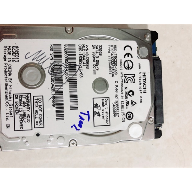 Ổ cứng laptop 320gb tháo máy còn tốt sk 100% | BigBuy360 - bigbuy360.vn