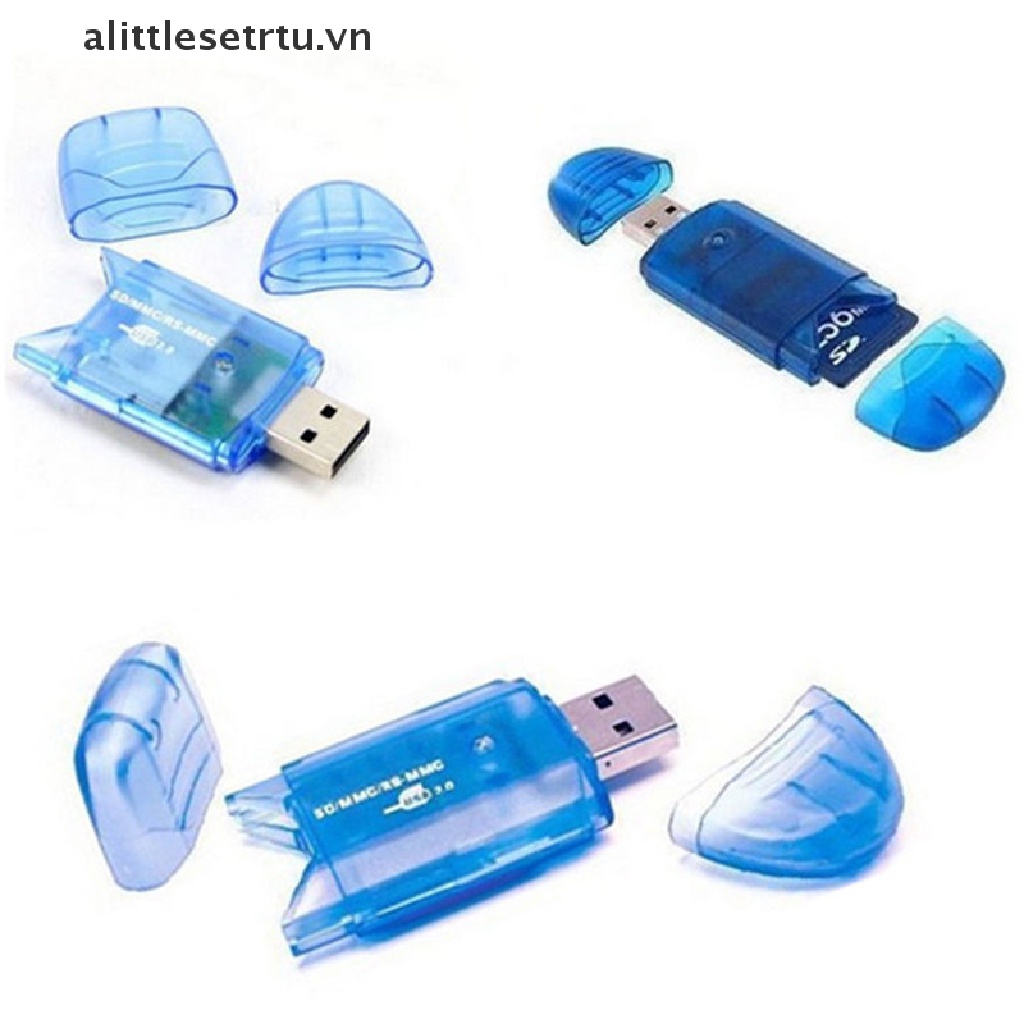 Đầu Đọc Thẻ Nhớ SD MMC SDHC TF Chuyển Đổi USB 2.0 Sang 64GB.