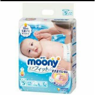 Tã dán/quần moony nb90/s84/m64/l54/xl44/m58/l44/xl38/xxl26