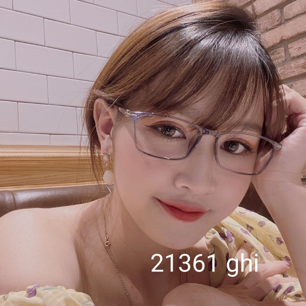 Kính mắt kiểu dáng basic dễ đeo, Kính cận nữ gọng dẻo phụ kiện thời trang 21361 | BigBuy360 - bigbuy360.vn