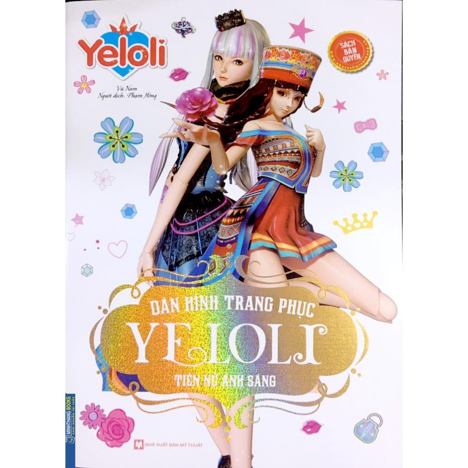 Sách - Bộ Dán hình trang phục YELOLI (Sách bản quyền)