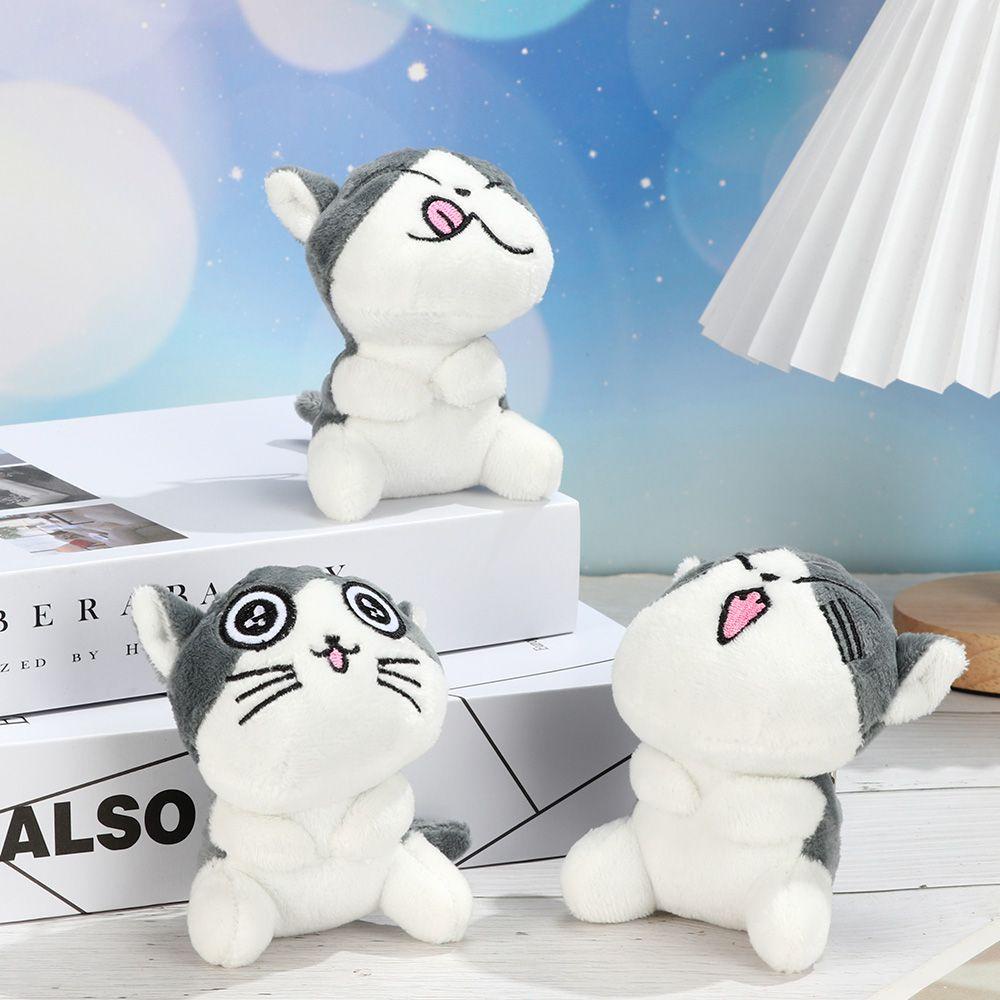 Móc Khóa Hình Mèo Nhồi Bông Dễ Thương
