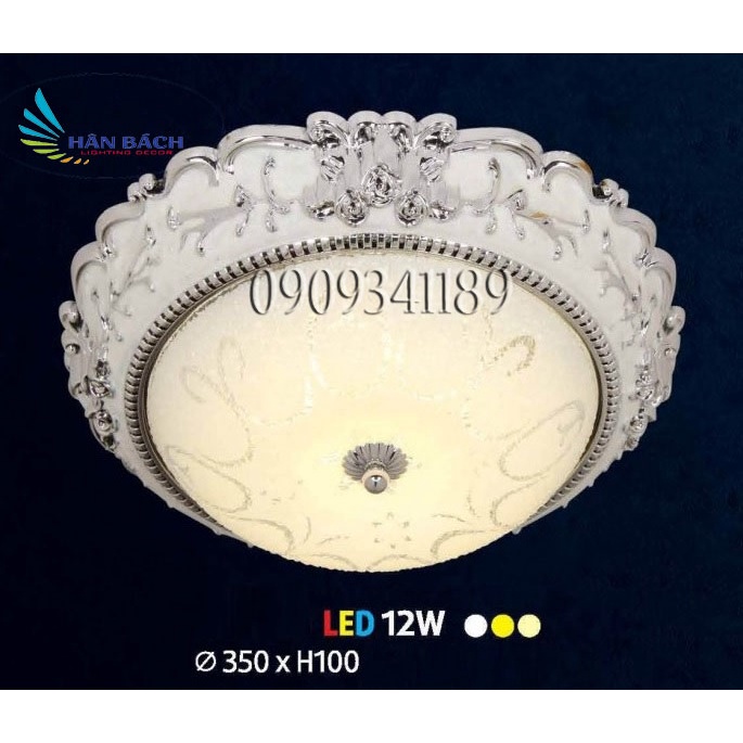 Đèn Mâm Led Ốp Trần Ban Công, Phòng Ngủ, Toilet