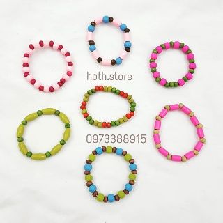 Vòng tay handmade hạt gỗ