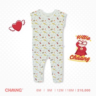 Bộ body hero trắng cho bé CHAANG