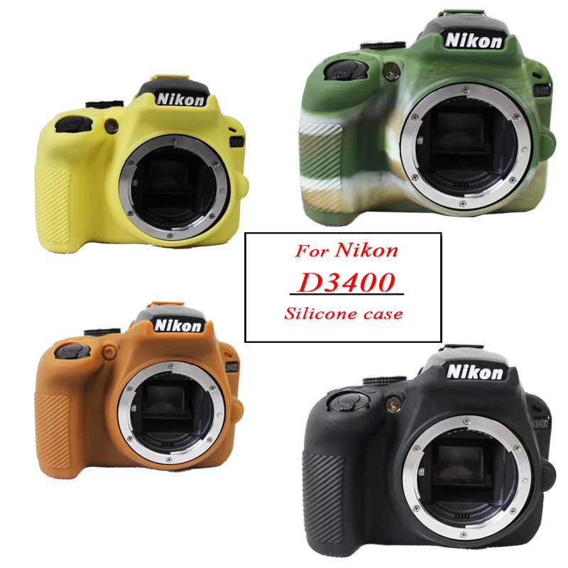 Túi đựng máy ảnh silicon cho vỏ bảo vệ cao su Nikon D3400