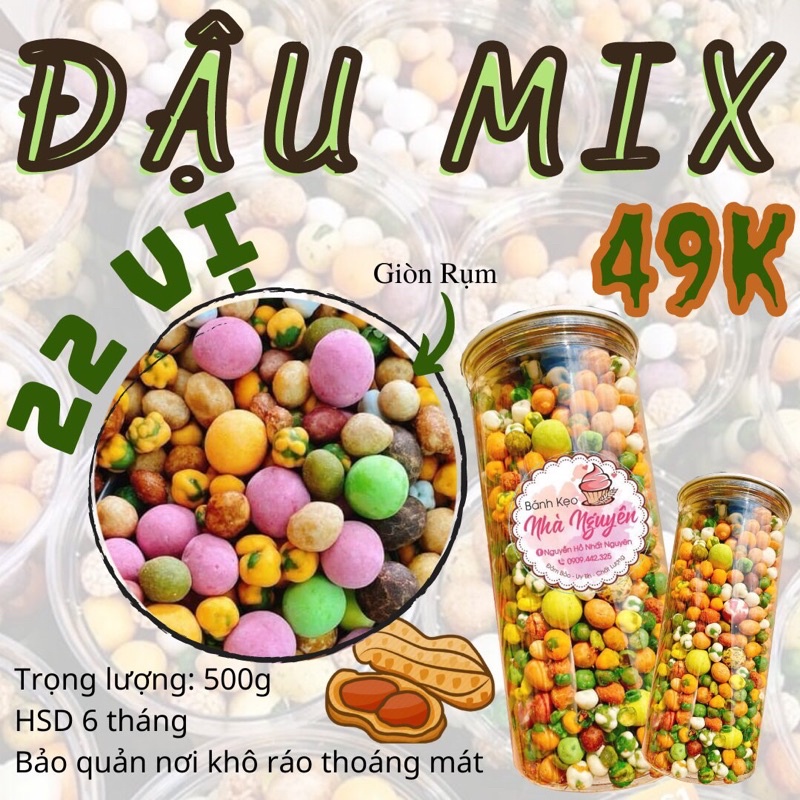 ĐẬU MIX 22 VỊ