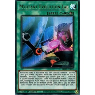 Thẻ Bài Yugioh: Myutant Evolution Lab - PHRA-EN092 - Ultra Rare 1st Edition