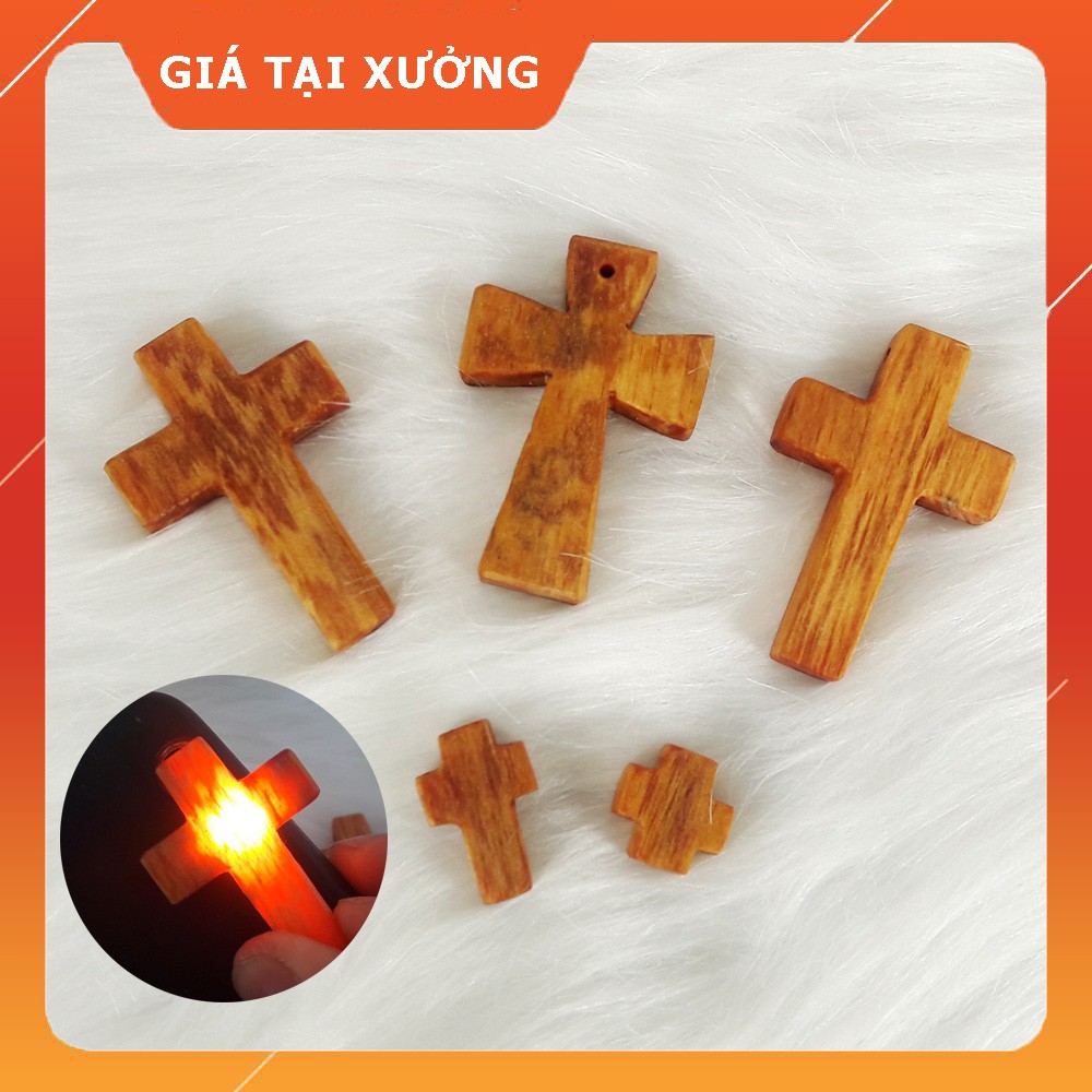 Thánh Giá gỗ Huyết Long, xâu vòng tay, chuỗi tràng Mân Côi