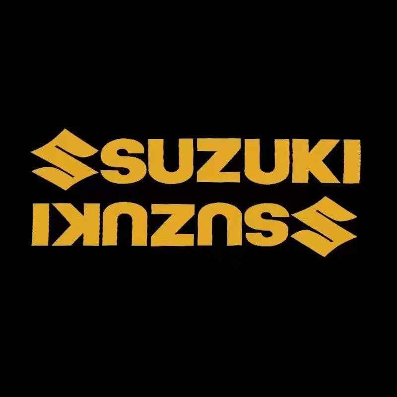 Miếng Dán Phản Quang In logo suzuki Nhiều Màu Sắc Chống Thấm Nước Trang Trí Xe Máy / Xe Đạp Điện