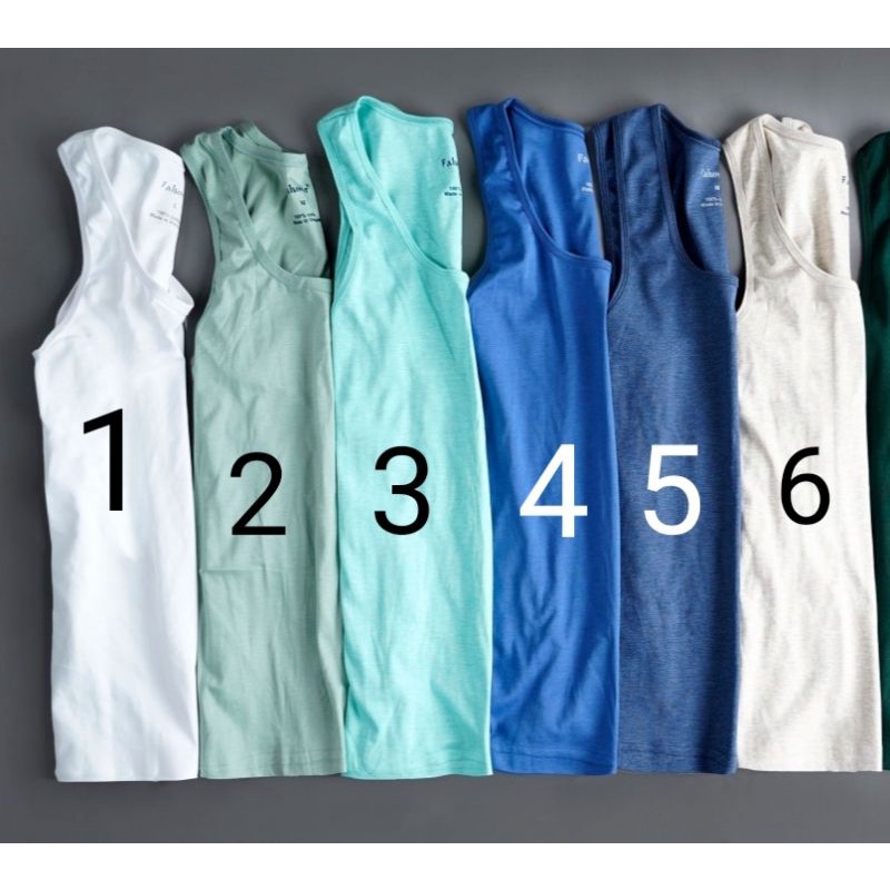 Áo ba lỗ cotton nam Falumar