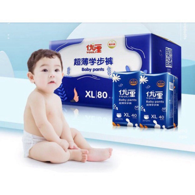[FreeShip - CHỈ HÔM NAY] Tã Bỉm YOULI XANH quần/ dán chuẩn NỘI ĐỊA đủ size S108, M96, L84, XL76, XXL72, XXXL68 FREESHIP