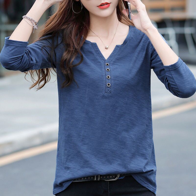 NRVP Áo Thun Nữ Oversized Dài Tay Dáng Rộng