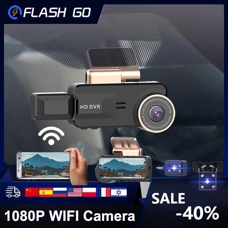 Camera Hành Trình Dvr FHD 1080P WIFI&APP Dành Cho Ô Tô | BigBuy360 - bigbuy360.vn