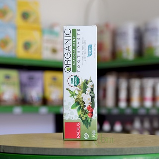 Kem đánh răng hữu cơ nhiều vị Radius 85gr