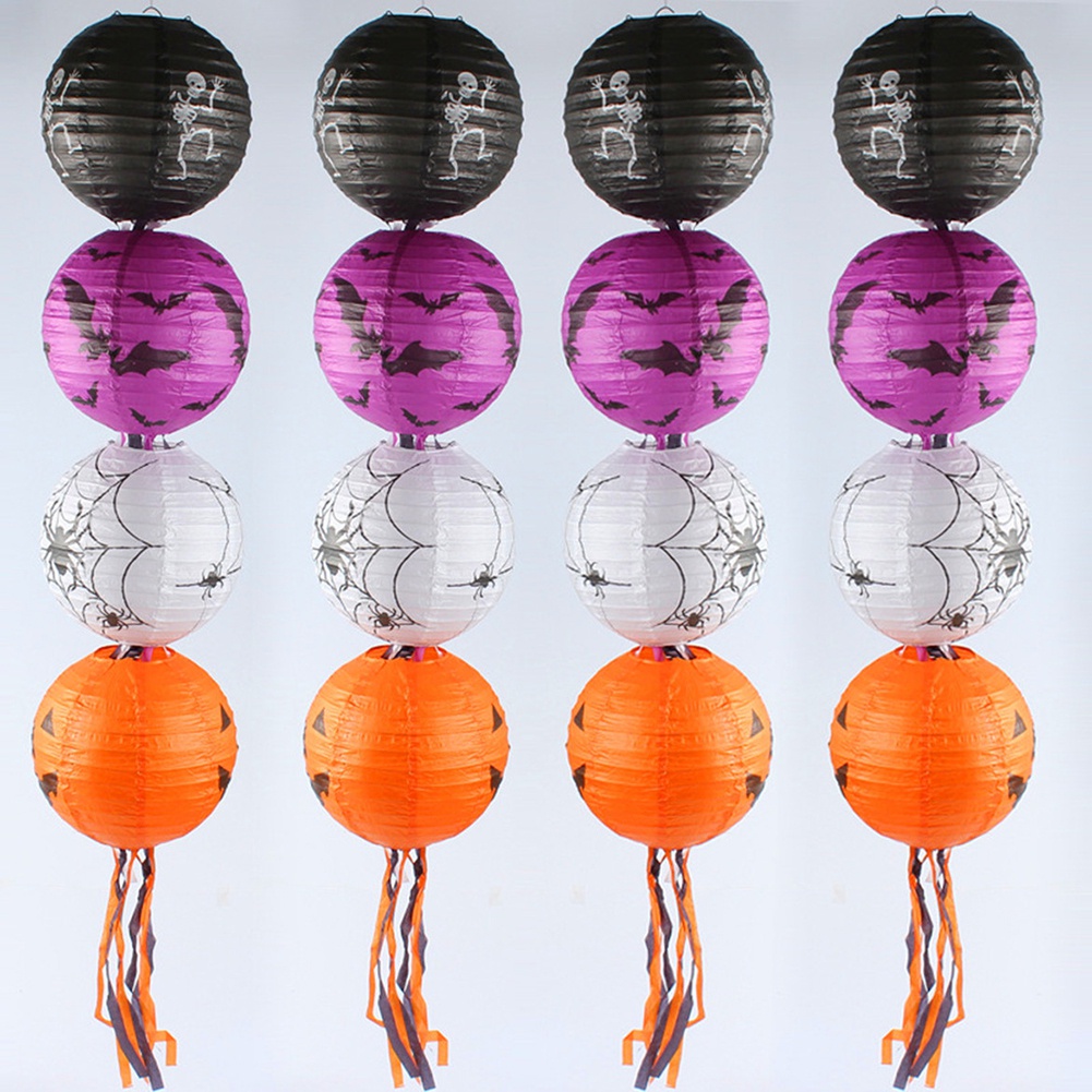 2 Lồng Đèn Giấy Treo Trang Trí Halloween