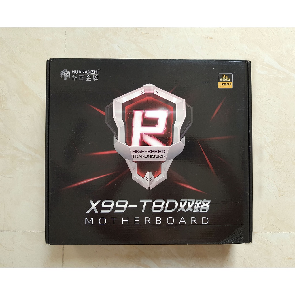 Mainboard HUANANZHI X99T8D. Bo Mạch Chủ Intel Dual CPU X99 LGA 2011-3 E5 V3 V4, E-ATX. Hàng mới 100% full box. BH: 12T