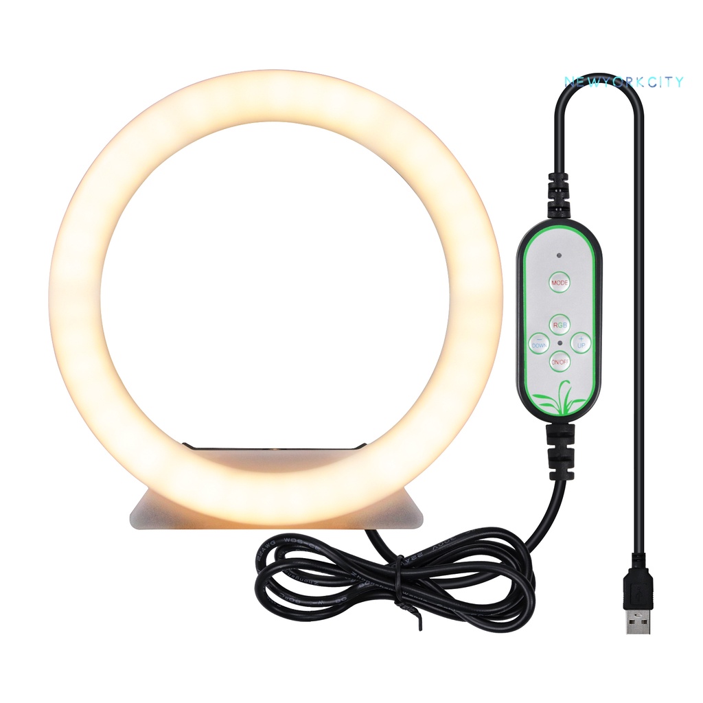 Vòng Đèn LED RGB Có Thể Điều Chỉnh Nguồn USB Hỗ Trợ Chụp Ảnh / Live Stream