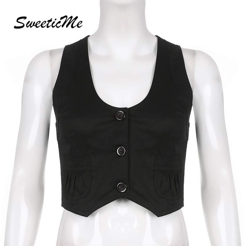 Áo Tank Top Dáng Ôm Cổ Tròn Thời Trang   Dành Cho Nữ