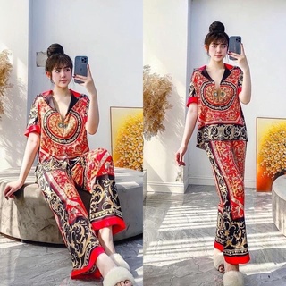 Set pijama họa tiết nhiều mẫu lụa mango