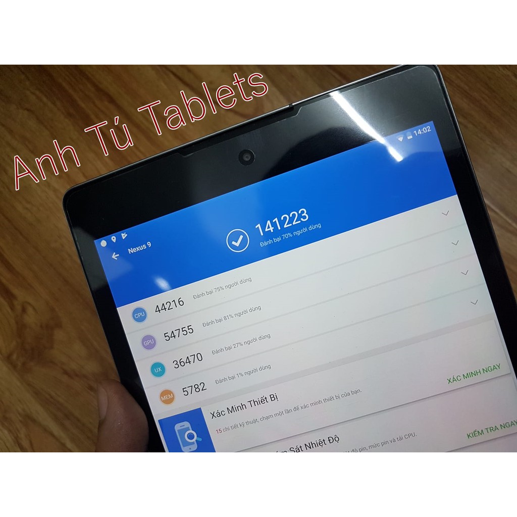 Máy tính bảng Google Nexus 9 Wifi/4G