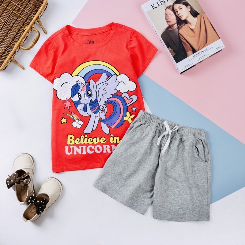 Bộ cotton bé gái size đại 18-45kg