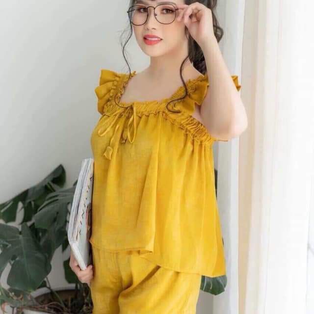 bộ lụa mặc nhà