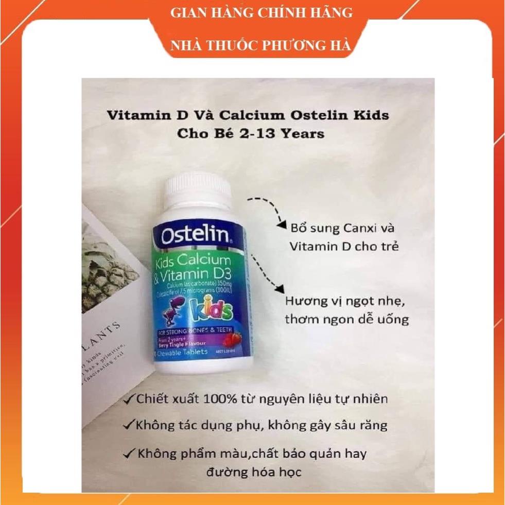 OSTELIN KIDS Canxi khủng long cho bé lọ 90 viên