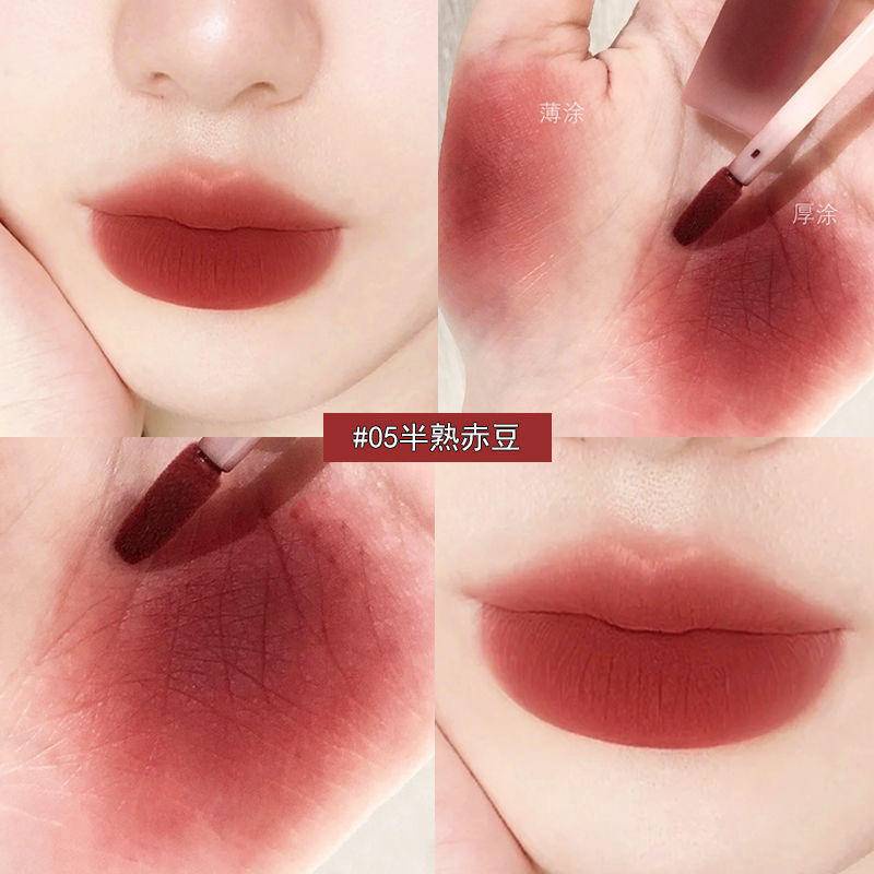 Son Kem Lì Kháng Nước Mượt Như Nhung 7 Màu Sắc Lựa Chọn