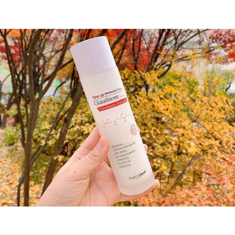 Nước Thần Dưỡng Trắng Angel's Liquid Tone Up Whitening Program Glutathione Treatment Essence 150ml - Hàn Quốc