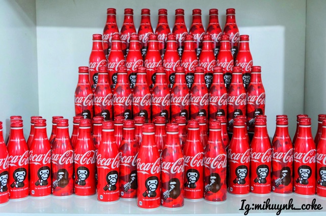 Coca Cola set Bapexcocacola ( 2 chai 2 hình giống ảnh )