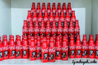 Coca Cola set Bapexcocacola ( 2 chai 2 hình giống ảnh )