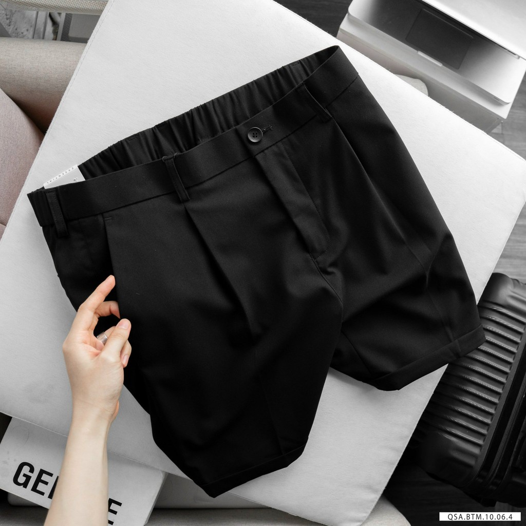 Quần Short Âu Lưng Thun Chính Hãng Bentino, Vải Mịn Ôm Đẹp