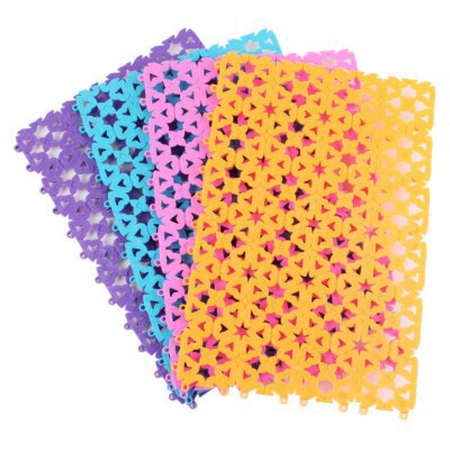 Lót sàn nhựa hình hoa cho chó mèo, chống lọt chân - Jpet shop