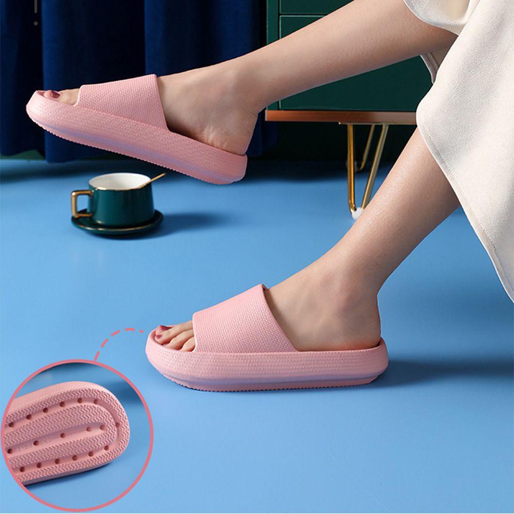 .Dép Đi Trong Nhà Tắm Đế Dày Mềm Mại Dành Cho Nam Và Nữ