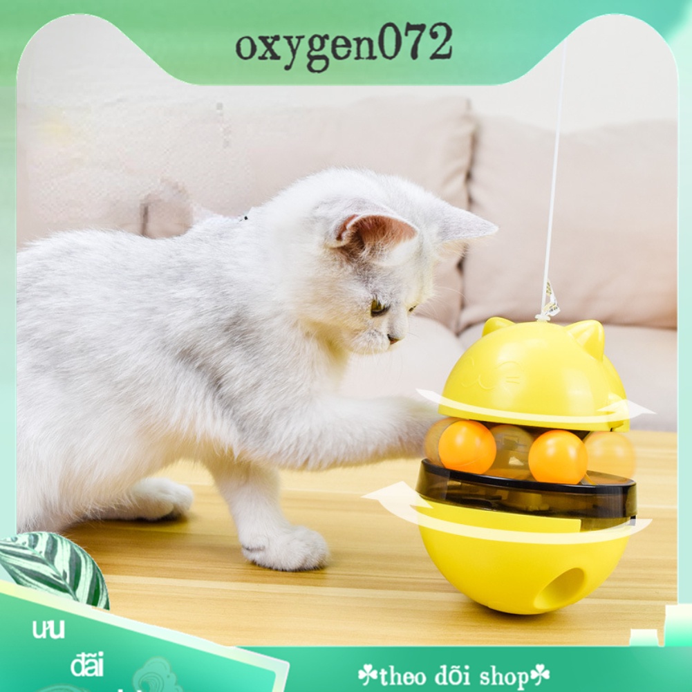 Đồ chơi cho chó mèo, huấn luyện lật đật nhả hạt - Đồ chơi tương tác giáo dục cho chó Oxygen072