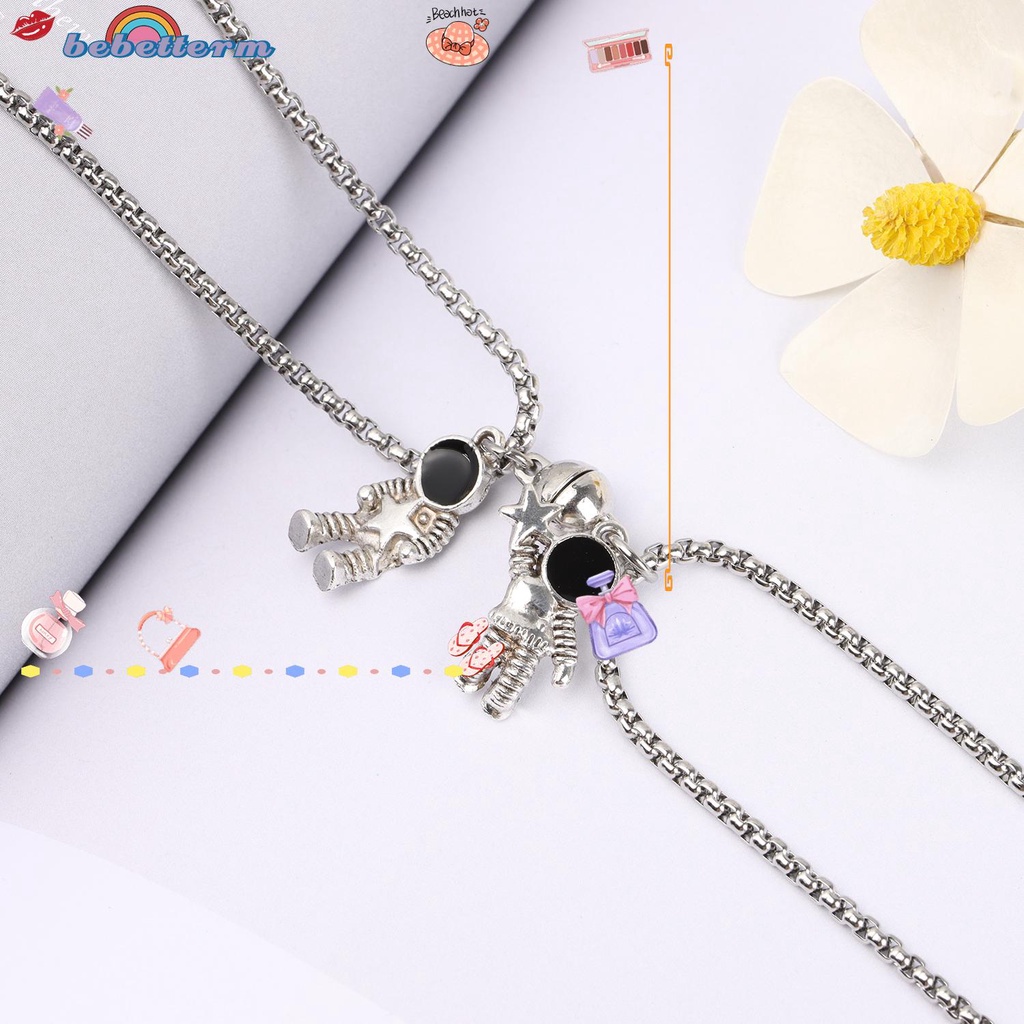 1/2/4 Vòng Cổ/ Vòng Tay Cho Những Người Yêu Thích Phi Hành Gia Phong Cách Punk Unisex