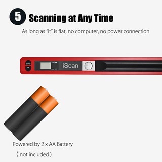 Bộ máy scan mini cầm tay 900 DPI có màn hình LCD