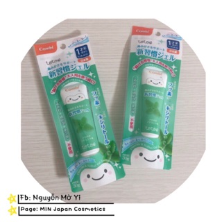 Kem đánh răng Combi Teteo vị bạc hà 30gr giành cho bé từ 1 tuổi
