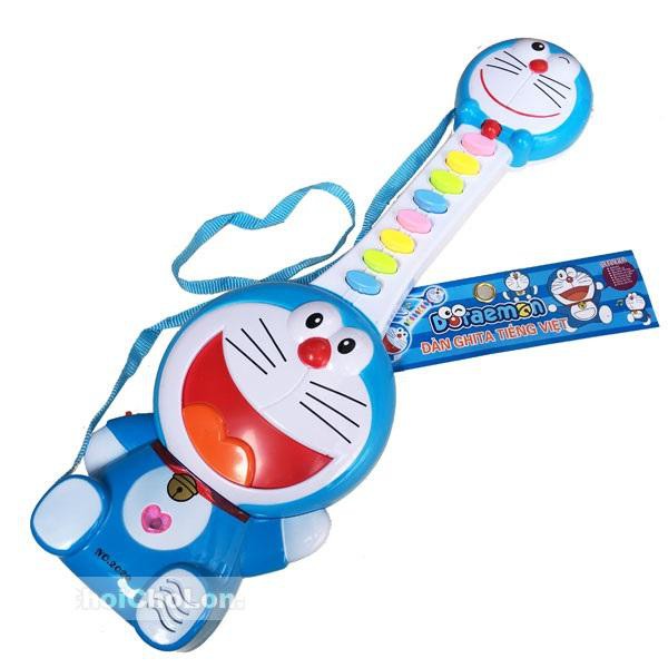 Đồ chơi đàn guitar Doraemon dùng pin có nhạc tiếng Việt cho bé