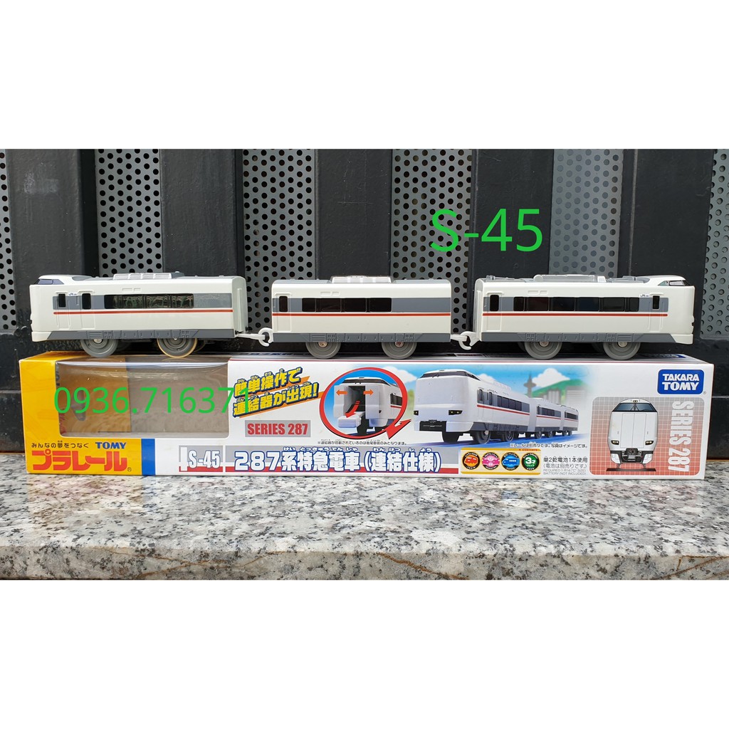 Mô hình tàu hỏa chạy pin Takara tomy S-45 có móc nối nam châm