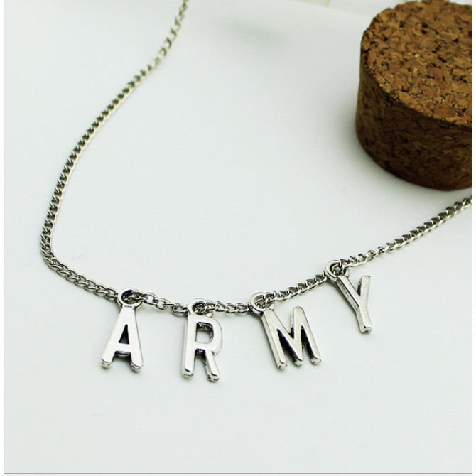 Dây Chuyền Choker Phong Cách Hàn Quốc Cho Fan Bts