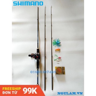 Bộ cần câu lure máy ngang shimano 1m8- 2m1- 2m4