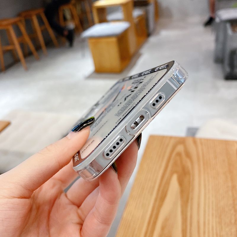 Ốp Điện Thoại TPU Mềm Trong Suốt Họa Tiết Trừu Tượng Cho IPhone 13 12 11 Pro Max X XR Xs Max 7 8 Plus