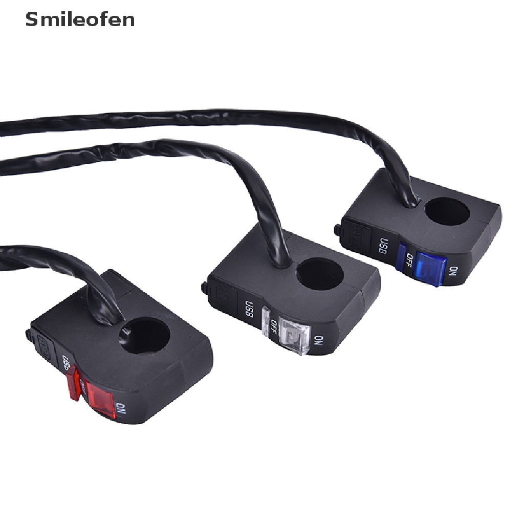 Công Tắc Đèn Pha LED 12V 3 Màu Trong Suốt Kèm Công Tắc Chuyên Dụng Cho Xe Mô Tô
