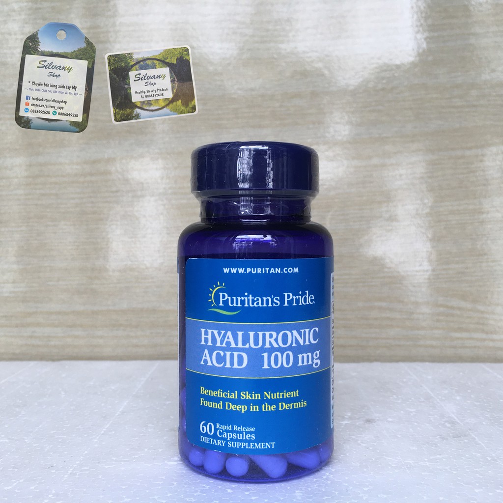 Hyaluronic_Acid 100mg Puritan's_Pride – Cấp Nước, Bù Ẩm Cho Da, Hỗ Trợ Đẹp Da | BigBuy360 - bigbuy360.vn