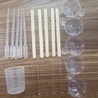 Bộ Dụng Cụ Đầy Đủ Pha Epoxy Resin AB, Resin UV Cho Người Mới Tập Làm Handmade, DIY, Đồ Trang Sức, ...