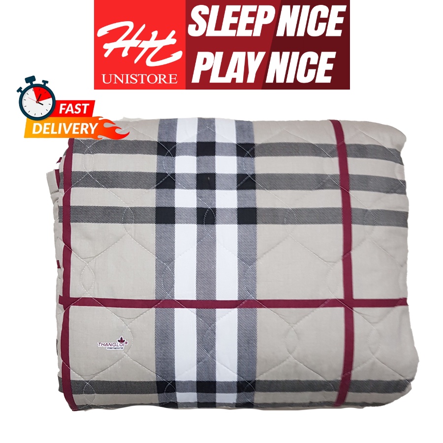 Bộ chăn ga gối 5 món cao cấp 100% cotton Thắng Lợi Hy&amp;Han Unistore