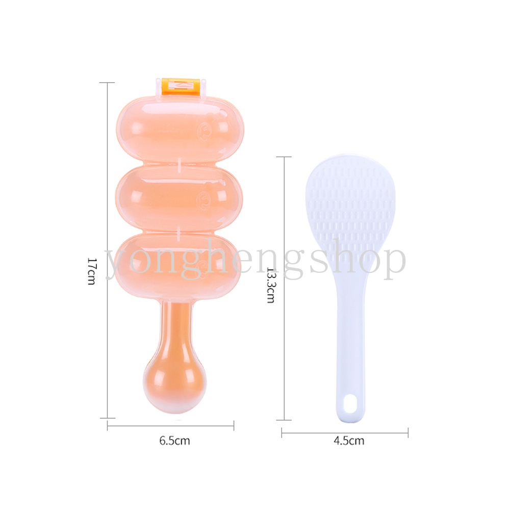 Set 2 Khuôn Làm Cơm Nắm Hình Tròn DIY