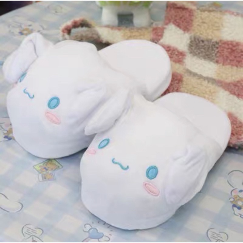 Dép bông siêu quậy đạp gót là tai vểnh lên cute lắm các nàng ơi, đế có lớp chống trơn trượt đi chơi, đi trong nhà đều ok